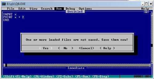 Qbasic截图