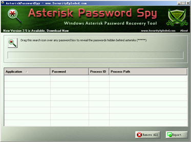 星号密码查看器(AsteriskPasswordSpy) 1.5 绿色版