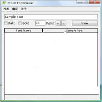 Moo0 字体查看器 （Moo0 Font Viewer） 1.12 免费版