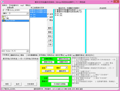 春林文件批量改名系统 7.1 绿色免费版