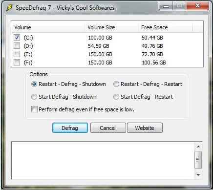 SpeeDefrag 7.1 免费版