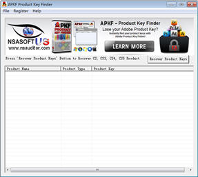 APKF Product Key Finder（密钥恢复工具） 2.2.4 正式版