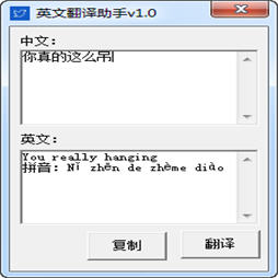 英文翻译助手 1.0 绿色版