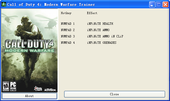 使命召唤4修改器中文版 1.7 免费版