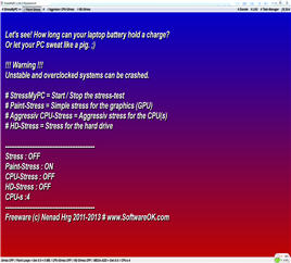 （StressMyPC）系统硬件测试工具 2.66 绿色版