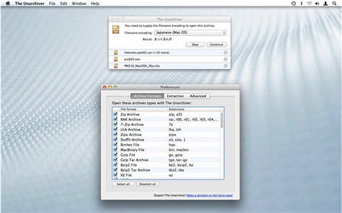 The Unarchiver for Mac 3.9.1 Mac版