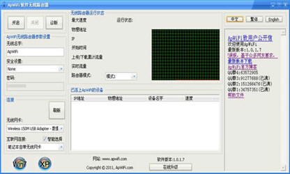(无线路由软件)ApWiFi
