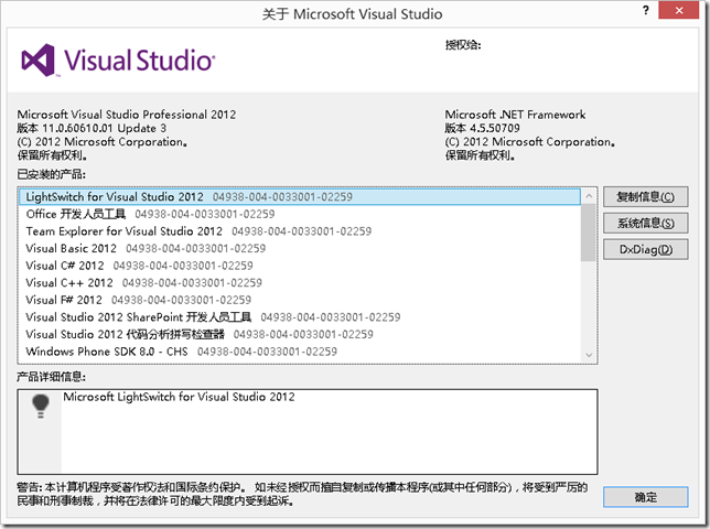 Visual Studio 2012 Ultimate 简体中文旗舰版