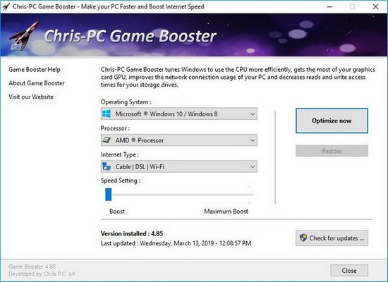 Chris-PC Game Booster(游戏优化)