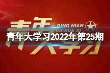 青年大学习2022年第25期答案 青年大学最新答案25期全题目