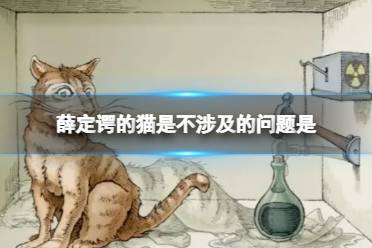 薛定谔的猫是薛定谔的一个著名实验，其不涉及的问题是 B站硬核会员答题答案