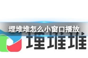 埋堆堆怎么小窗口播放 小窗口播放方法