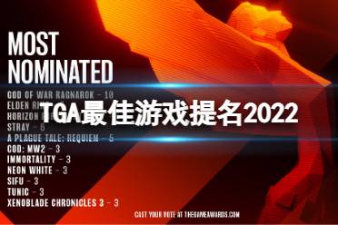 《TGA》最佳游戏提名2022 tga最佳游戏候选名单2022