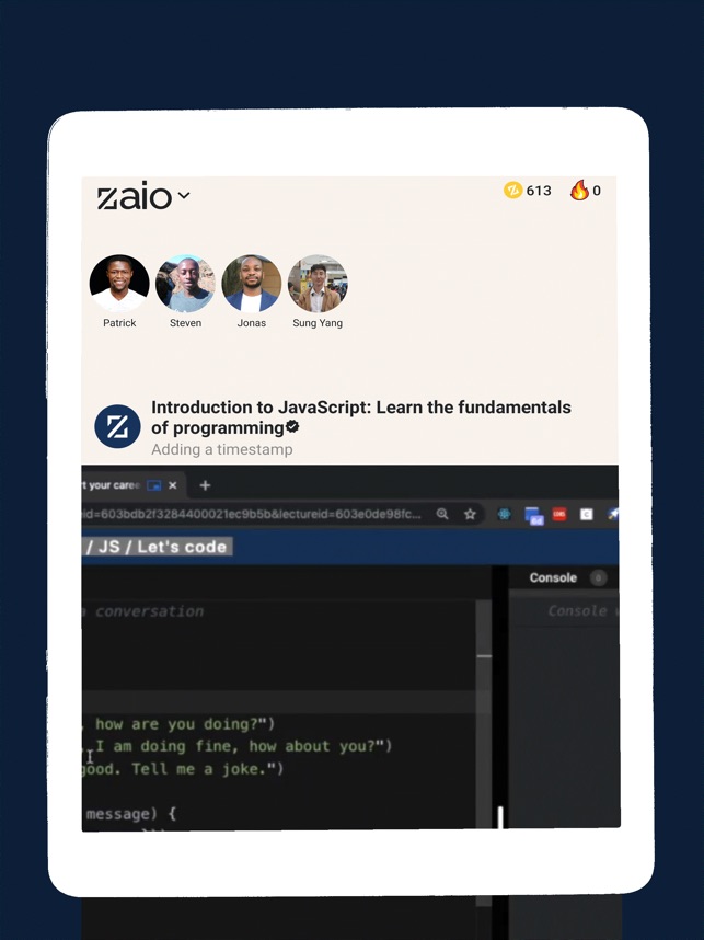 Zaio app