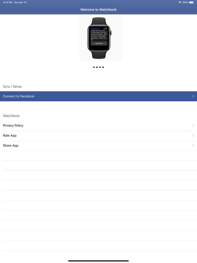 Watchbook for Facebook