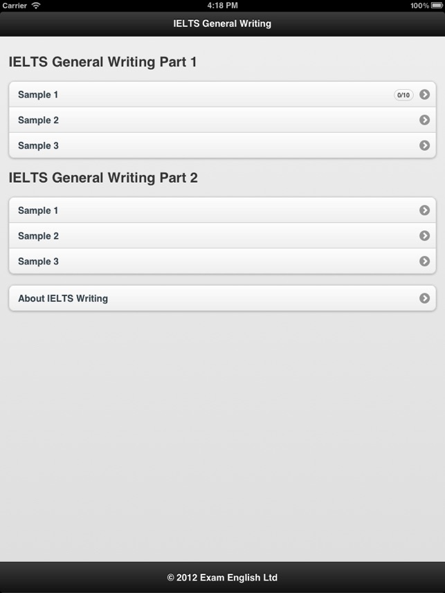 IELTS Writing. 1.2 ios官方版