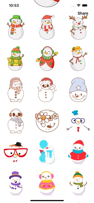 funny cute snowman