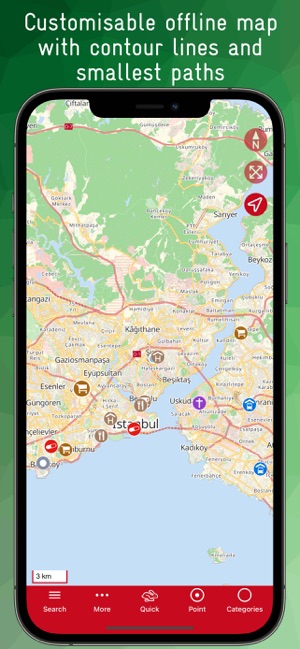 The Istanbul Offline Map