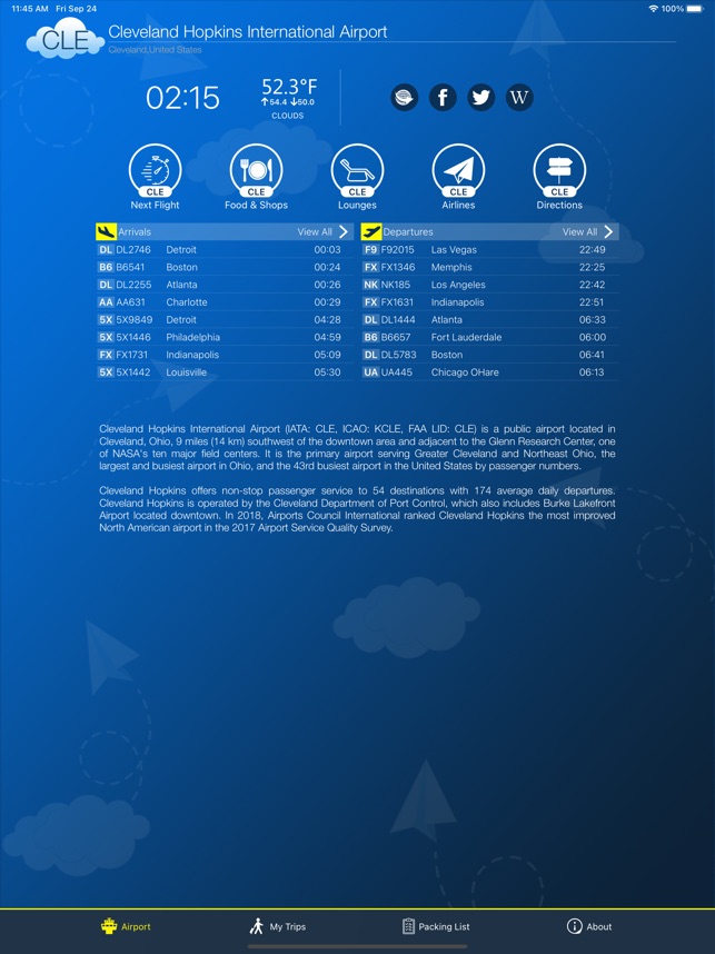 Cleveland Airport(CLE) + Radar 11.0 ios官方版