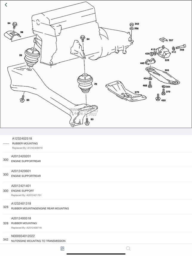 Car parts for Mercedes