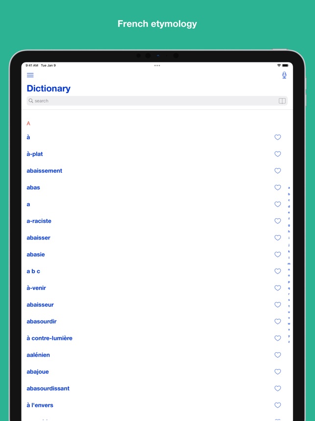 French Etymological Dictionary 2.0 ios官方版