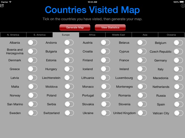 Countries Visited Map 1.3 ios官方版