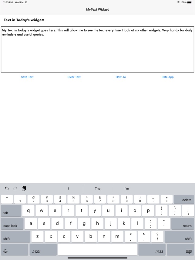 MyText Widget 2.0 ios官方版