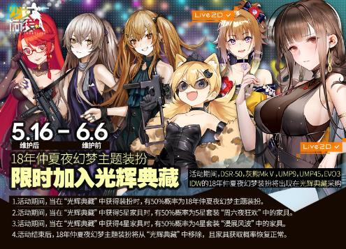 少女前线5月16日更新公告 3周年福袋限时上架、熏风圆舞曲采购开启[视频][多图]