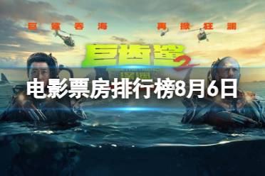 电影票房排行榜8月6日 2023.8.6巨齿鲨2等电影票房排行榜