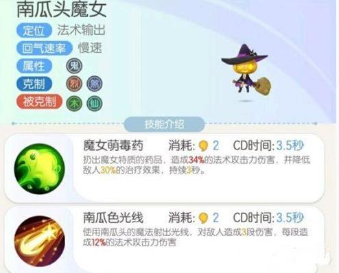 一起来捉妖南瓜头魔女值得培养吗 南瓜头魔女技能属性详解[视频][多图]