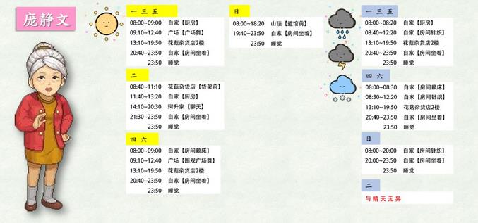 奶牛镇的小时光庞静文每日行程路线及剧情攻略[视频][多图]