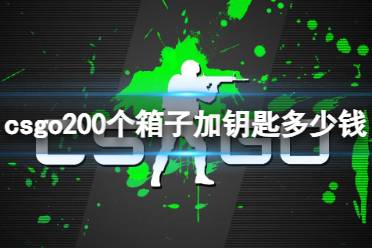 《CSGO》200个箱子加钥匙价格介绍