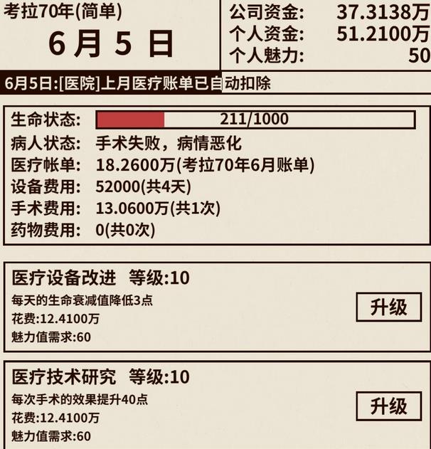 爸爸活下去员工休息、生产线、销售线、资金不足、魅力值解决攻略[多图]