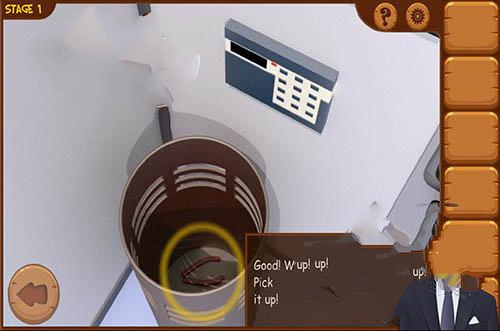逃出火车站第一关攻略 垃圾桶图文通关教程[多图]