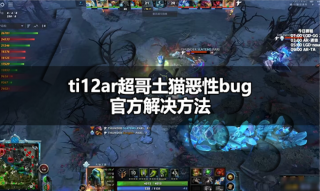 ti12超哥土猫恶性bug官方解决方法