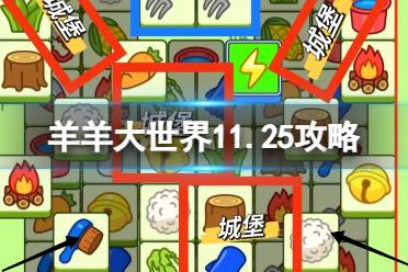 《羊了个羊》羊羊大世界11.25攻略 11月25日羊羊大世界怎么过