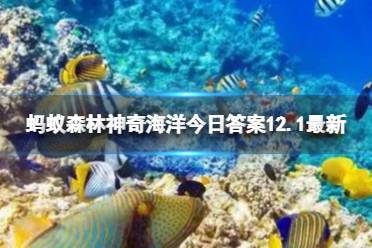 神奇海洋海参答案12.1最新 以下关于海参的说法哪个是正确的