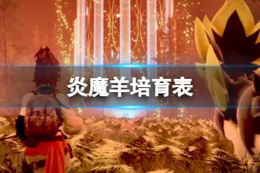 《幻兽帕鲁》炎魔羊培育表一览